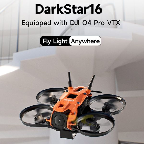8875ecbe91781171a6f6f1884bcb94c7.jpeg GEPRC DarkStar16 FPV Drone DJI O4 PRO /WTFPV Without Camera VTX 2S 1.6 Inch PNP/ELRS 2.4G Freestyle TinyWhoop GEP-DS16