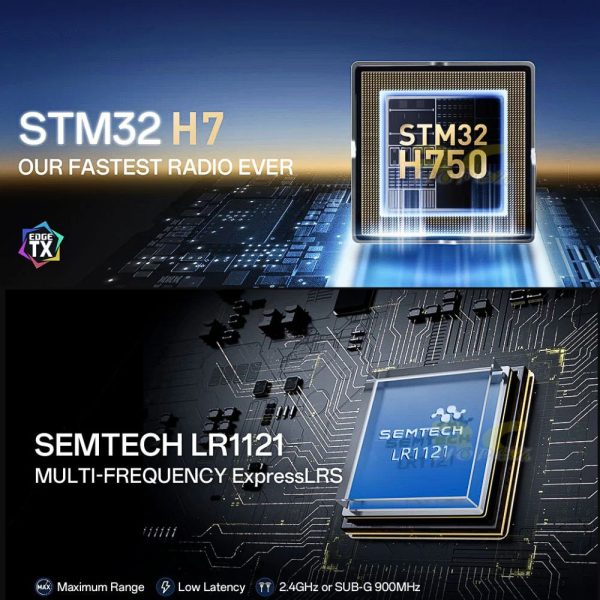 Radiomaster TX15 MAX Radio Controller AG02 CNC Hall Gimbals ExpressLRS 16CH 3.5inch Color Touchscreen (Mode 2) TX15-MAX