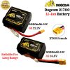 DOGCOM 21700 4000mAh Li-ion Battery 4S 14.8V / 6S 22.2V With XT60 Plug Designed For Long-range RC Drone DCM4000