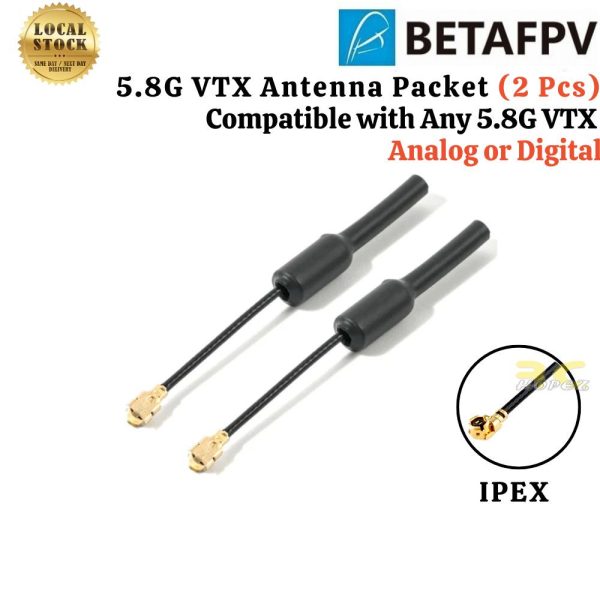 a545affb72b9b142ef3e1b039ef6a8b7.jpeg BetaFpv 5.8G VTX Antenna Packet (2 Pcs) Compatible with Any 5.8G VTX - Analog or Digital BT-VTX Antenna