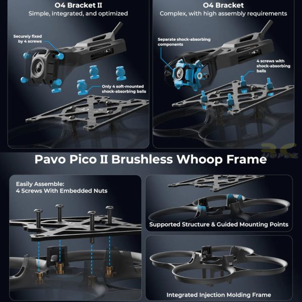c0057208314b6c8440e84c00b4821778.jpeg BetaFPV Pavo Pico II DJI O4 2S Brushless Whoop ELRS 2.4G FPV Drone BT-Pavo Pico II