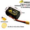 DOGCOM 21700 4000mAh Li-ion Battery 4S 14.8V / 6S 22.2V With XT60 Plug Designed For Long-range RC Drone DCM4000