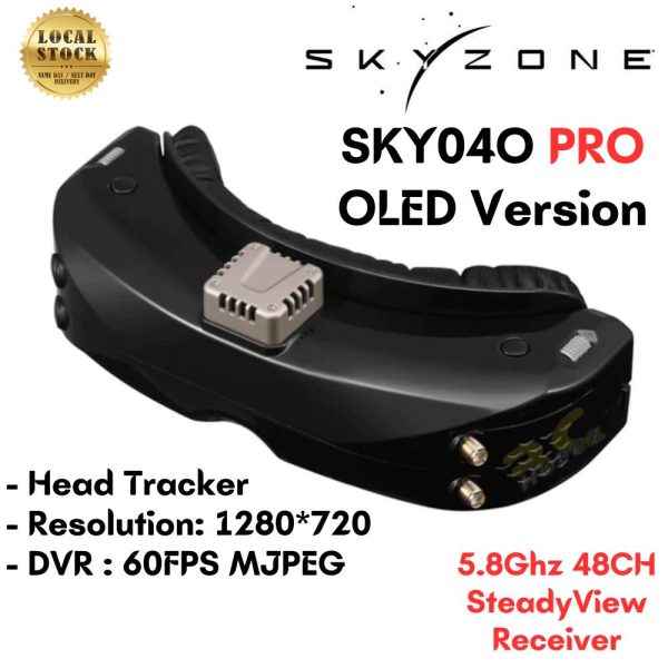 030639d40ea835ad5ceede41f87b3183.jpeg Skyzone SKY04O PRO FPV Goggles with OLED Screen 60FPS DVR 5.8Ghz 48CH Steadyview Receiver W/Head Tracker Fan LED SKY04O