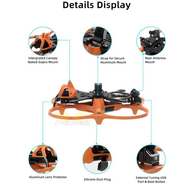 GEPRC Cinelog30 V3 DJI O4 PRO 3Inch Frame Kit For RC Freestyle FPV Drone GEP30-V3O4 Frame