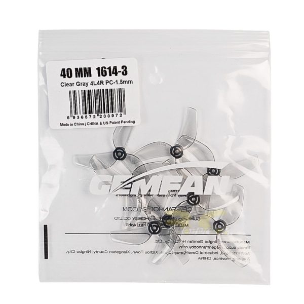 d72a5dd17f0548b870bfac712cadbde1.jpeg Gemfan 1614 40mm 1.6Inch 3 Blade Propeller 1.0mm 1.2mm 1.5mm Shaft for BetaFPV Air75 /0802 Motor(4 Pairs/8Pcs) Gem1614-3