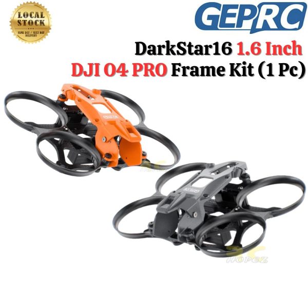 eb39a6f44e4ff484168fd9085f8c7ff3.jpeg GEPRC DarkStar16 DJI O4 PRO 1.6 Inch Frame Kit For RC Drone DIY FPV Drone GEP-DS16 O4 Frame