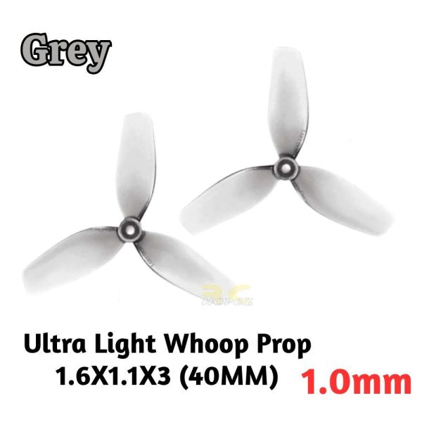 3390eab5be03783d00e013771e042628.jpeg HQProp 40MMX3 3Blade 1.6X1X3 1.6x1.1x3 Shaft 1.0mm/1.5mm (2pair/4pcs) Propeller for Flywoo Firefly16 /75mm Whoop HQ1611