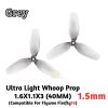 366b55440c04de2d56dc2ed8e9519d3a.jpeg HQProp 40MMX3 3Blade 1.6X1X3 1.6x1.1x3 Shaft 1.0mm/1.5mm (2pair/4pcs) Propeller for Flywoo Firefly16 /75mm Whoop HQ1611