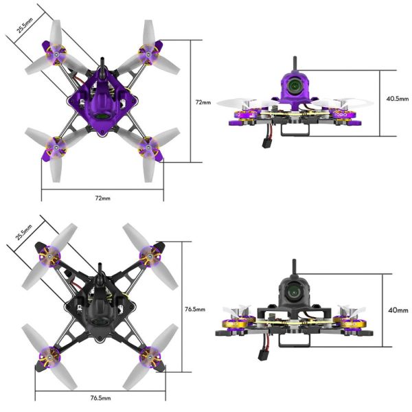 Flywoo Firefly16 Firefly18 1S Nano Baby V3 Analog ELRS Ultralight Tiny Racing Drone ELRS 2.4G Firefly-AN