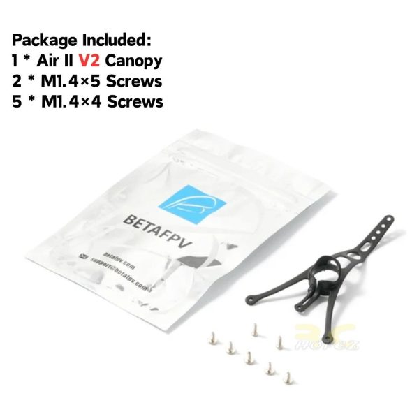 b5cc3564e3d273b12b40e0402f1e2388-1.jpeg BetaFPV Air II V2 Canopy For Air65 Air75 Meteor65 /75 Whoop 15°- 45° Adjustable For Analog & HD Camera BT-Air Canopy V2