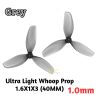 d5cfdb2a8727cf70b09bbbb45e891de1.jpeg HQProp 40MMX3 3Blade 1.6X1X3 1.6x1.1x3 Shaft 1.0mm/1.5mm (2pair/4pcs) Propeller for Flywoo Firefly16 /75mm Whoop HQ1611