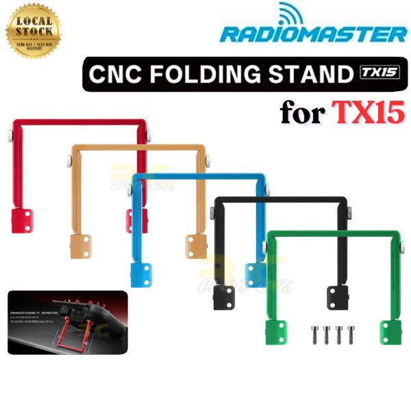 f4584120fd9095184731a22c54fb7986.jpeg RadioMaster TX15 Adjustable Length CNC Metal Folding Stand TX0117-CNC Handle