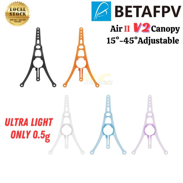 fd67f838c96eee5fd3c96d3044216f7e-1.jpeg BetaFPV Air II V2 Canopy For Air65 Air75 Meteor65 /75 Whoop 15°- 45° Adjustable For Analog & HD Camera BT-Air Canopy V2
