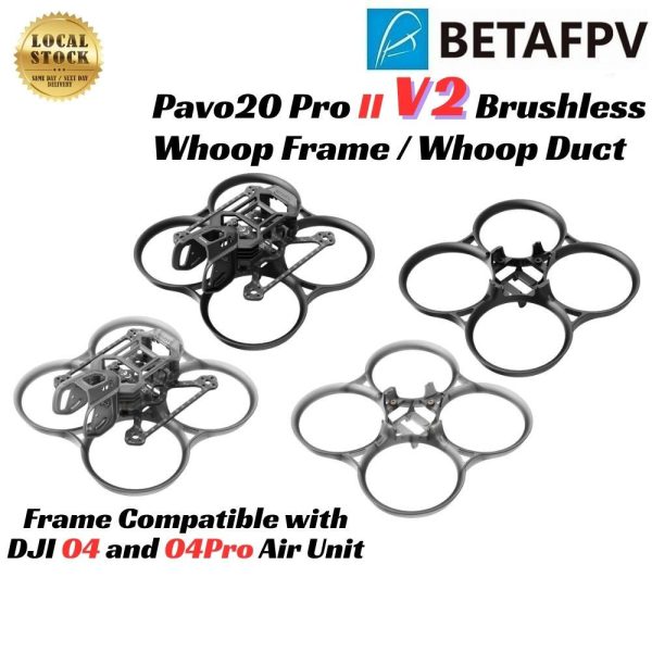 05fb01075d203b4dea7eeb8c53e9ff78.jpeg BETAFPV Pavo20 Pro II V2 Brushless Whoop Frame Whoop Duct Compatible For O4/O4 Pro Air Unit FPV Drone BT-Pavo20-V2 Frame