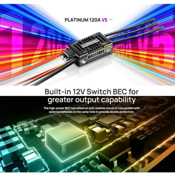 108e187f46f8bc646be44ce08b7b1e96.jpeg Hobbywing Platinum 120A V5 3-8S ESC for RC Drone Aircraft Helicopter HW120A
