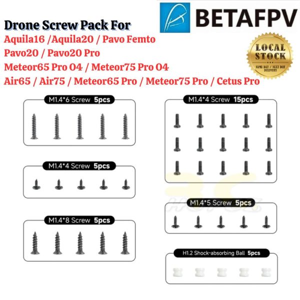 7b96df3250483e31a2de25c23997256e.jpeg BetaFPV Drone Screw Pack For Pavo20 Pro Meteor65 Pro O4 Meteor75 Pro O4 Air65 Air75 Aquila16 Aquila20 Pavo Femto