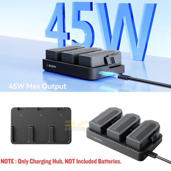 BetaFPV Aquila20 Aquila20 HD 2S Battery PD3.0 Three-Way Charging Hub /2S Battery Charger Voltage Tester BT3.0-Charger-N