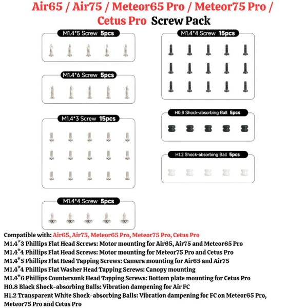 e1ac7823449d047961055ad95dddce1e.jpeg BetaFPV Drone Screw Pack For Pavo20 Pro Meteor65 Pro O4 Meteor75 Pro O4 Air65 Air75 Aquila16 Aquila20 Pavo Femto