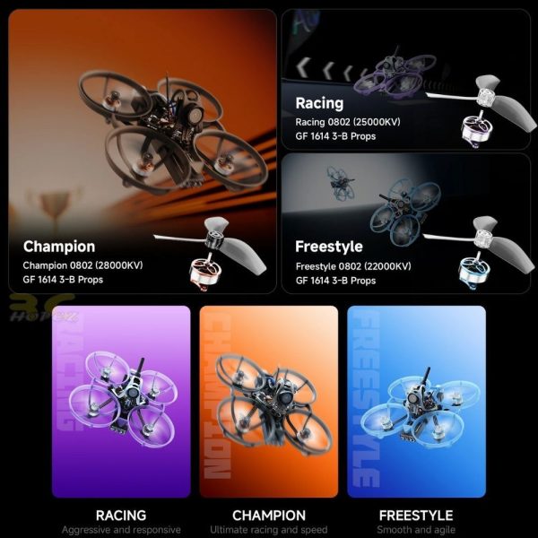 BetaFPV Air75 II V2 Brushless Whoop Quadcopter ELRS 75mm 1S Lightweight Champion Racing Freestyle+RMaster Pocket