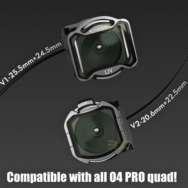 Flywoo DJI O4 Pro UV ND Filters V2 ND4 ND8 ND16 ND32 Compatible with O4 Pro FPV Drones FW4230