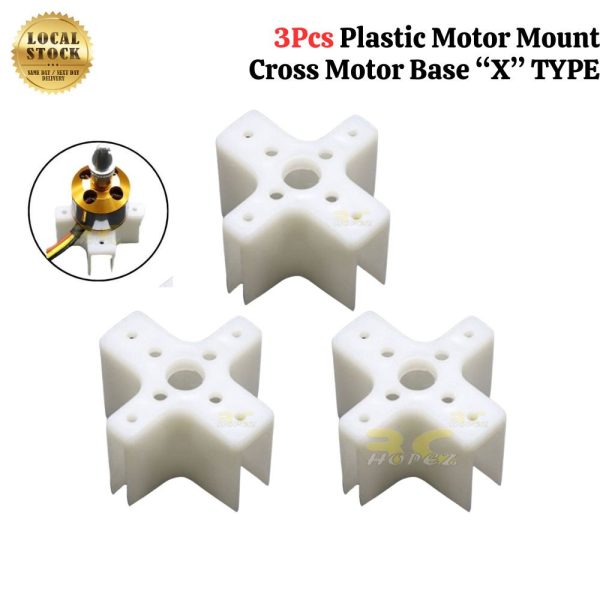 Plastic Motor Mount Cross Motor Base “X” TYPE for 22xx Series/ SunnySky XXD Motor/ SU27 RC Airplane Models Parts (3 Pcs)