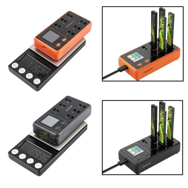 BetaFPV Charger 1S BT2.0 PH2.0 A30 HexaCharger Pro 78W & HexaCharger 24W 6 Ports LiPo LIHV Charger Discharger Storage
