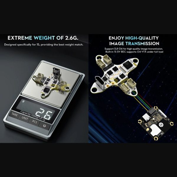 4a9aee192f62d71719123ab421844da9.jpeg Flywoo GOKU F405 HD 1S 5A ELRS AIO 25.5x25.5mm For Firefly16 Firefly18 DJI O4 Walksnail HDZero FPV Racing Drone FW4769