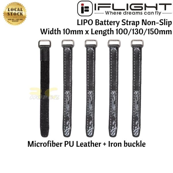 7232c8fae5dc25122a731f675a6d0fc9.jpeg iFlight LIPO Battery Strap Non-Slip 10x100 10x130 10x150mm Microfiber PU Leather For Micro Tinywhoop Drone(1PC) MX8400