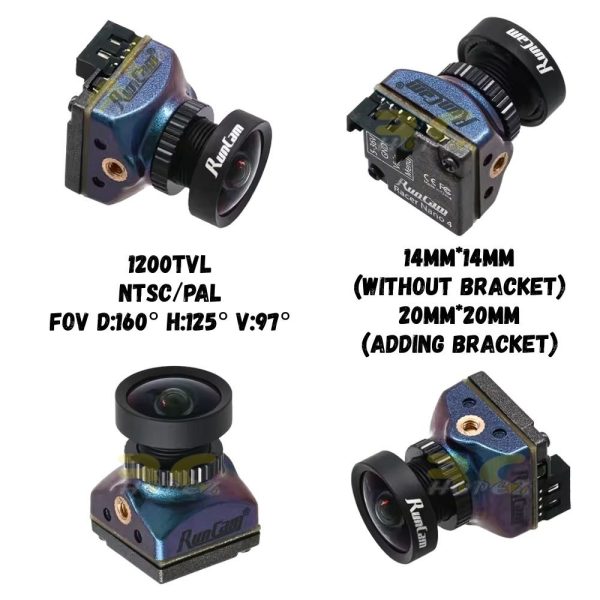 80013076bcfeb78d090a0758a93ac68d.jpeg RunCam Racer Nano 4 1200TVL 4:3 NTSC/PAL Super WDR CMOS Widescreen Switchable FPV Camera 14x14mm FPV Drone XJ550