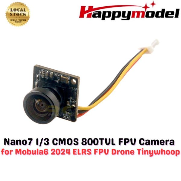 8e5c547a63875a82aa6ab063273a8ab4.jpeg Happymodel Mobula6 2024 ELRS Spare Part Camera RunCam Nano7 1/3 CMOS 800TVL 14x14mm for FPV Drone Tinywhoop HP-FX17-B