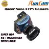9c66faf151040a1559806e056d239aaa.jpeg RunCam Racer Nano 4 1200TVL 4:3 NTSC/PAL Super WDR CMOS Widescreen Switchable FPV Camera 14x14mm FPV Drone XJ550