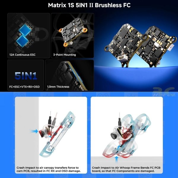 BetaFPV Air75 II V2 Brushless Whoop Quadcopter ELRS 75mm 1S Lightweight Champion Racing Freestyle+RMaster Pocket