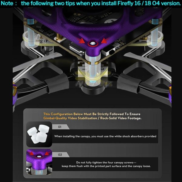 c7e773c4c405053fd03d8502824389a1-1.jpeg Flywoo Firefly16 Firefly18 1S Nano Baby V3 Frame Kit Compatible DJI O4 Analog HDZero Walksnail VTX FPV Drone FW-Frame
