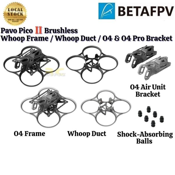 ccf8bbdc605216e5f0a3e5f60c269ef8.jpeg BETAFPV Pavo Pico II Brushless Whoop Frame Whoop Duct VTX Bracket For Pavo Pico II DJI O4 and O4 Pro Drone
