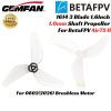 Gemfan 1614 40mm 1.6Inch 3 Blade Propeller 1.0mm Shaft For BetaFPV Air75 II 0802 Motor 2Pair(4Pcs)/6Pair(12Pcs) BT1614