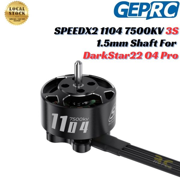 e3af95bf49640c950db265954f589749.jpeg GEPRC SPEEDX2 1104 7500KV 3S 1.5mm Shaft Brushless Motor for Darkstar22 O4 Pro 1.6-2.2 Inch RC FPV Drone GR1104-7500KV