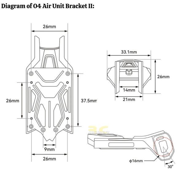 f7915e685df80121d22bb4ff092481c8.jpeg BETAFPV Pavo Pico II Brushless Whoop Frame Whoop Duct VTX Bracket For Pavo Pico II DJI O4 and O4 Pro Drone