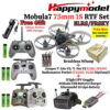Happymodel Mobula7 75mm 1S X12 V3.0 5-IN-1 AIO Whoop + RadioMaster Pocket/Jumper T Lite V2/T-Pro V2 BNF ELRS/Frsky