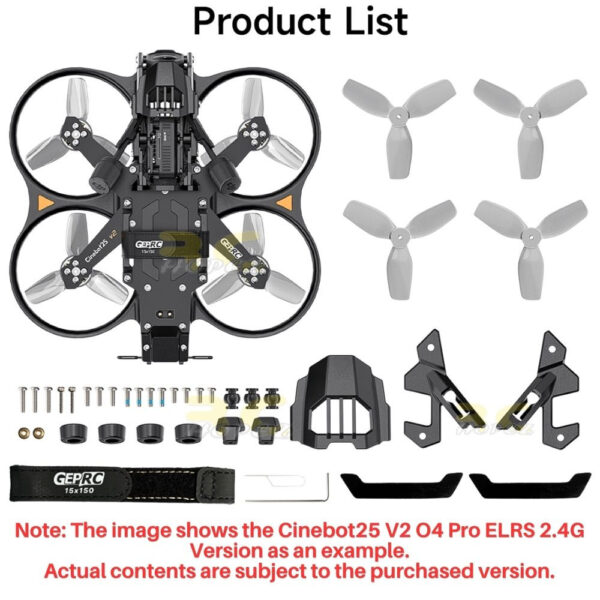GEPRC Cinebot25 V2 FPV Drone DJI O4 PRO /WTFPV Without Camera VTX 4S With GPS 2.5 Inch PNP/ELRS Freestyle Drone GEP25V2