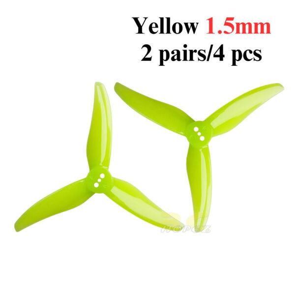64e5db97f7320e8f33f170ab51b67e72.jpeg Gemfan Hurricane 3520 3 Blade 1.5mm Shaft Propeller for 3.5Inch Freestyle Toothpick Drone (2 Pairs/4Pcs) Gem3520