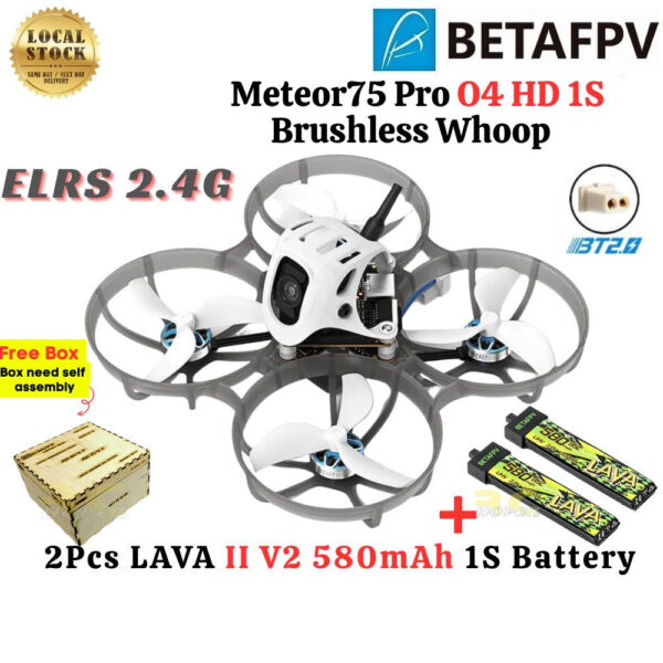 BetaFPV Meteor75 Pro DJI O4 / Without HD VTX 1S Brushless Whoop ELRS 2.4G FPV Drone BT-Meteor75