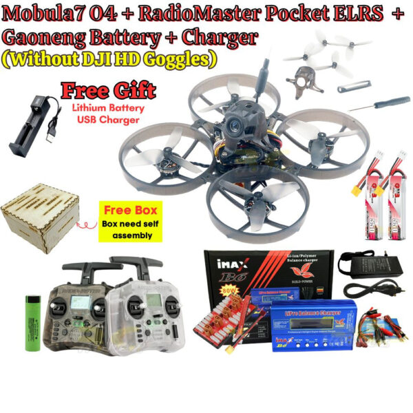 a78b938dda6b77c51859470668e8f766.jpeg Happymodel Mobula7 O4 DJI 2S 80mm CrazyF405HD ELRS V3.0 Digital HD Micro Whoop +RadioMaster Pocket BNF ELRS