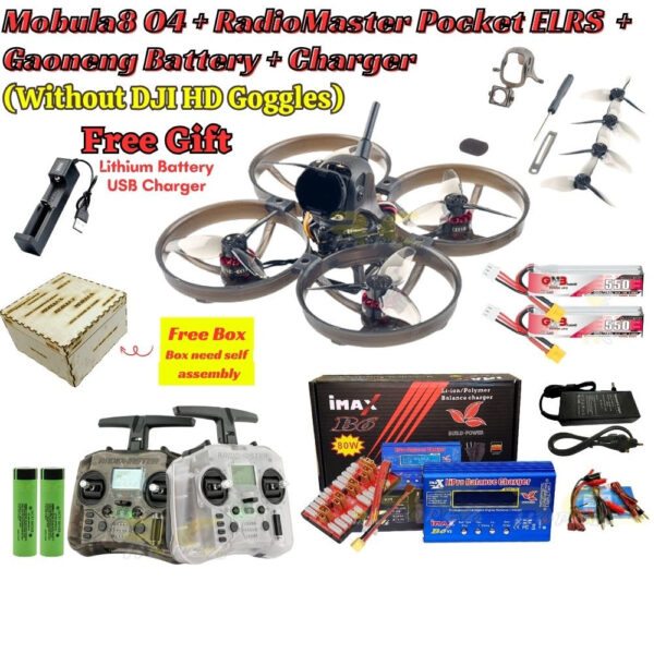 dde2aabbd03119f88418066c421bcc94.jpeg Happymodel Mobula8 O4 DJI 2S 85mm CrazyF405HD ELRS V3.0 Digital HD Micro Whoop +RadioMaster Pocket BNF ELRS