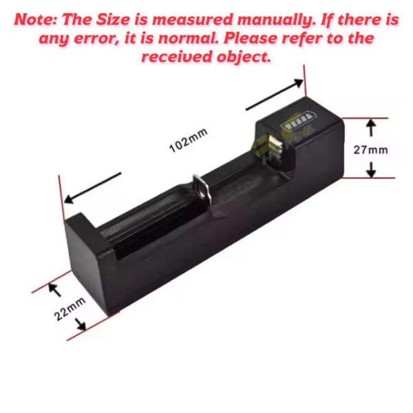 Universal Intelligent Battery Charging 1 Port Charger 3.7V USB Rechargeable Lithium Battery Charger for 18650 14500 1634
