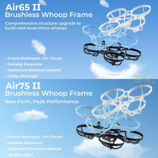 210ccd498ce53b157d0f6104613692fd.jpeg BetaFPV Air65mm II Air75mm II Air65mm Champion Ultra-Light 65mm 75mm Whoop TinyWhoop Mircro Drone Frame Kit BT-Kit V2