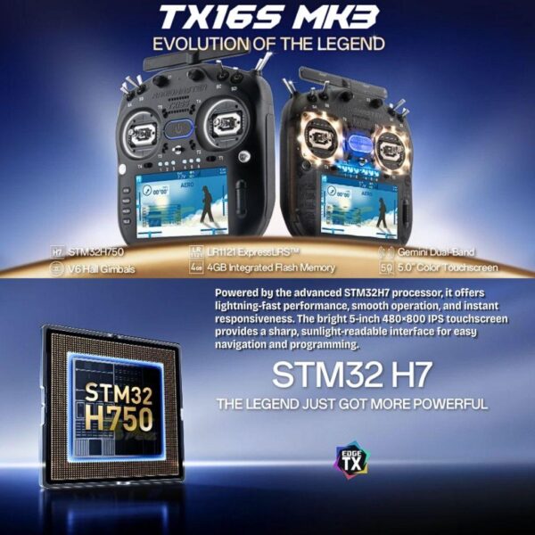 Radiomaster TX16S MK3 Radio Controller 16CH V6 Hall Gimbals / Mark II V4.0 Hall Gimbals ELRS/Mode 2 (4GB Batch)