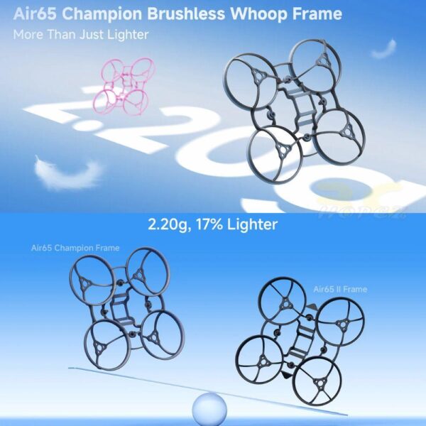 d82668ed544b2eccbba2daa632657ad3.jpeg BetaFPV Air65mm II Air75mm II Air65mm Champion Ultra-Light 65mm 75mm Whoop TinyWhoop Mircro Drone Frame Kit BT-Kit V2