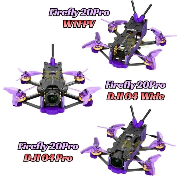 17b7c96e13a61aba53ebeffd7d8c82e9.jpeg Flywoo Firefly 20PRO 4S DJI O4 / O4 Wide / WTFPV Without Camera VTX 2 Inch PNP/ELRS 2.4G Micro Freestyle FPV Drone Firefly20-O4