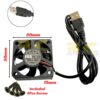 USB iMAX B6 Cooling Fan Better Stable Balance 50x50x15mm + Free 4pcs Screw YJ-5010