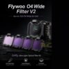 Flywoo DJI O4 Wide UV ND Filters V2 ND8 ND16 ND32 For O4 Wide FPV Drone Flywoo Firefly 20Pro 4S O4 Wide FW5309
